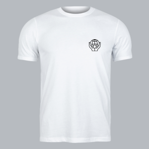 Men Summer White T-Shirt