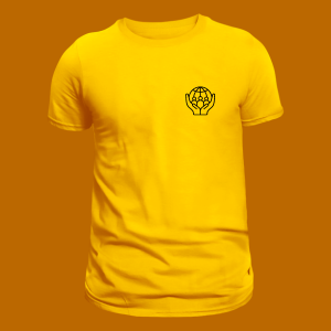 Men Summer Yellow T-Shirt